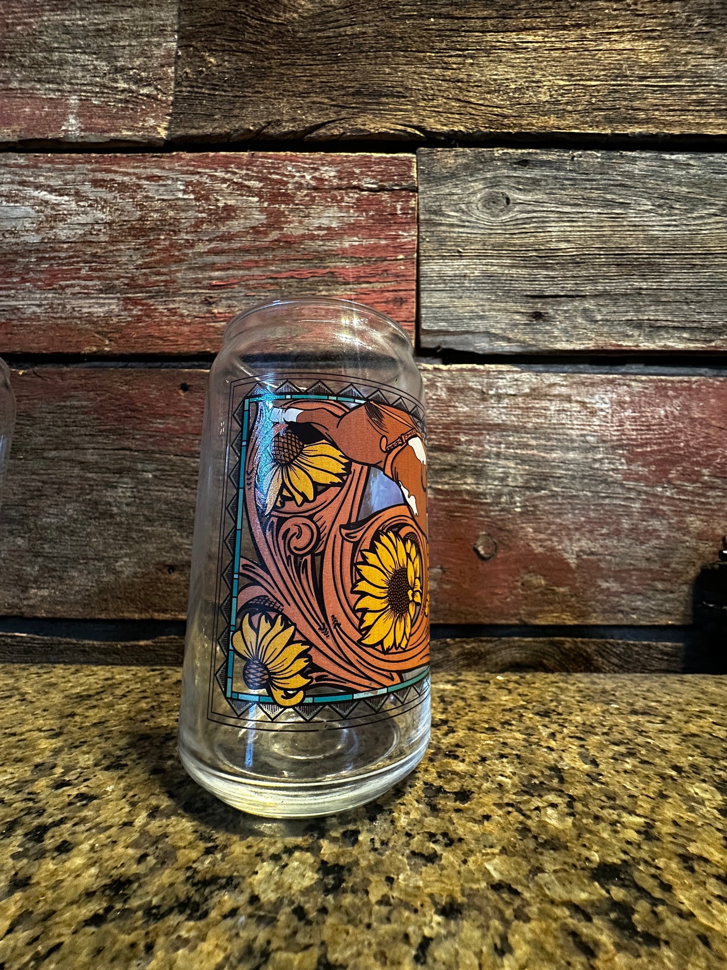 Can Glass Bareback Horse